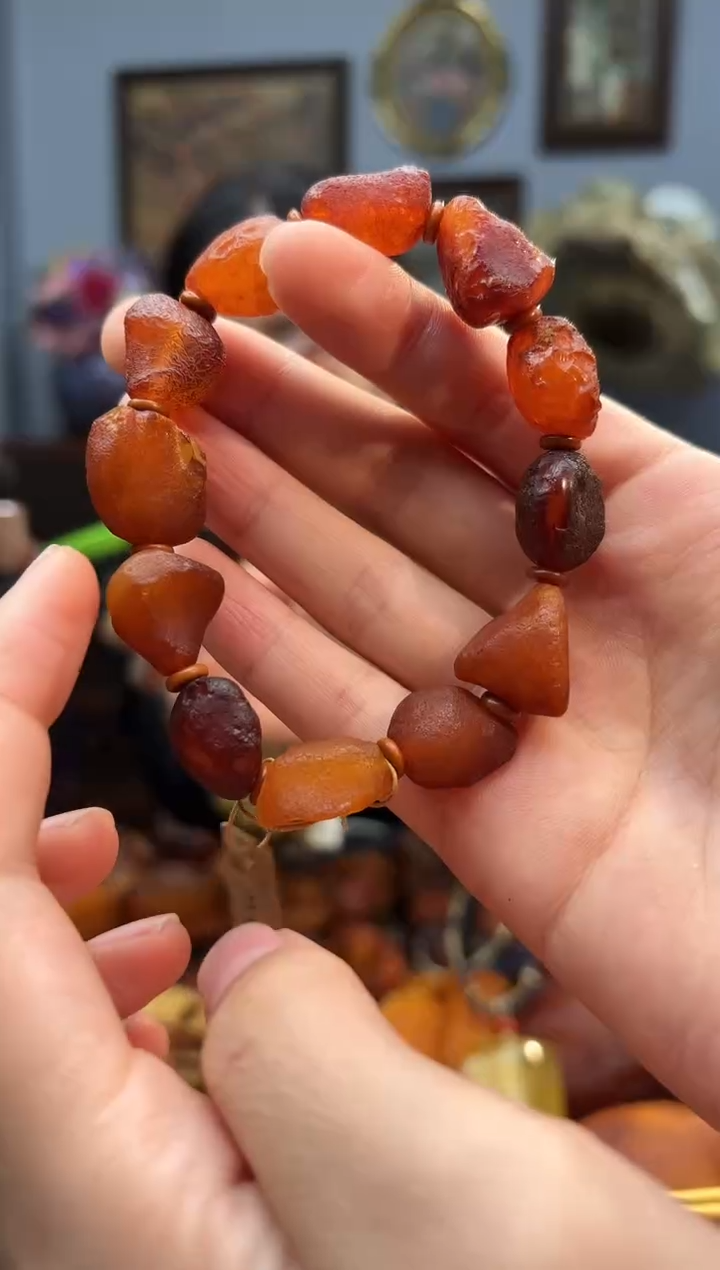 手串琥珀未镶嵌手串