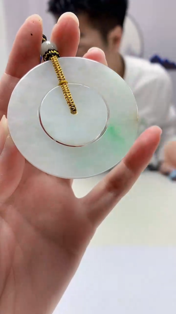 【闪购商品】定制翡翠未镶嵌5028zm-毛货挂件83扣子