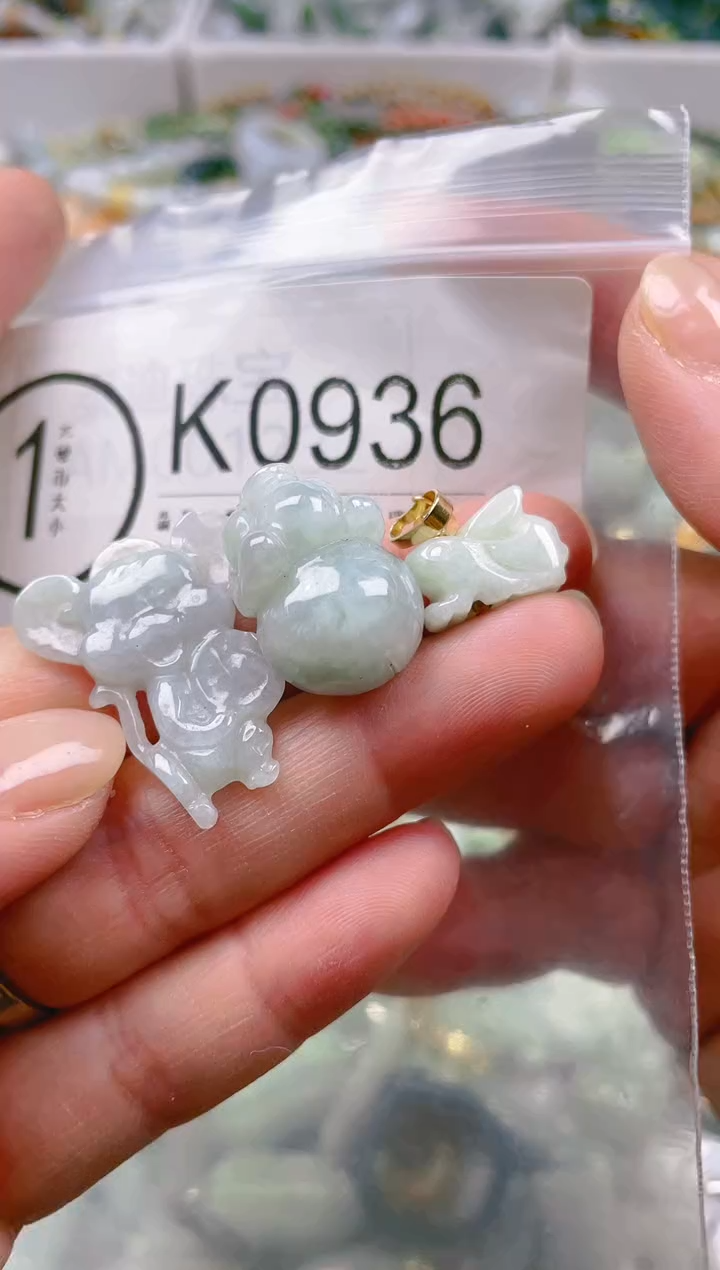 【闪购商品】翡翠颈饰未镶嵌/K/翡翠A货一图一物