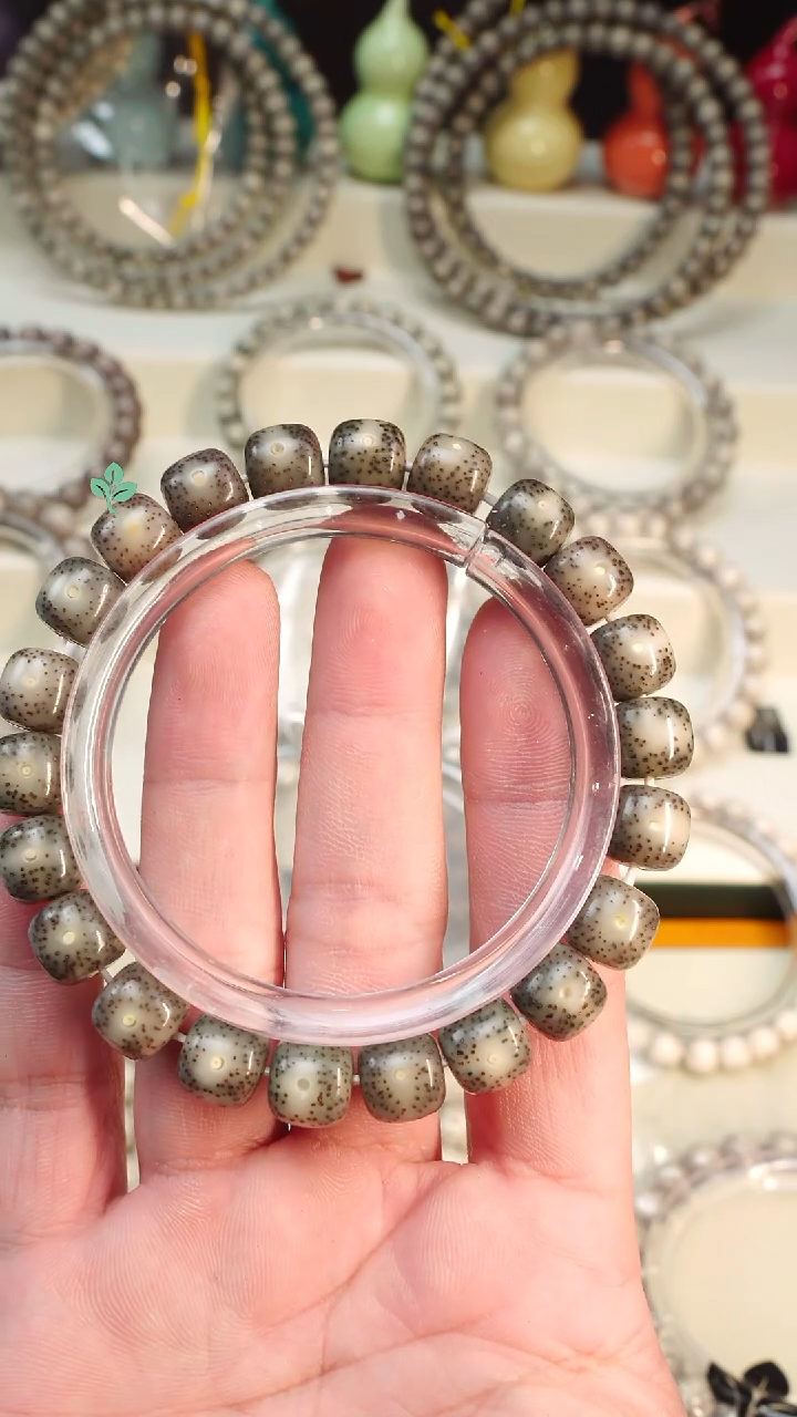 手串星月菩提海南石玉料星月菩提 一物一图  下单截图