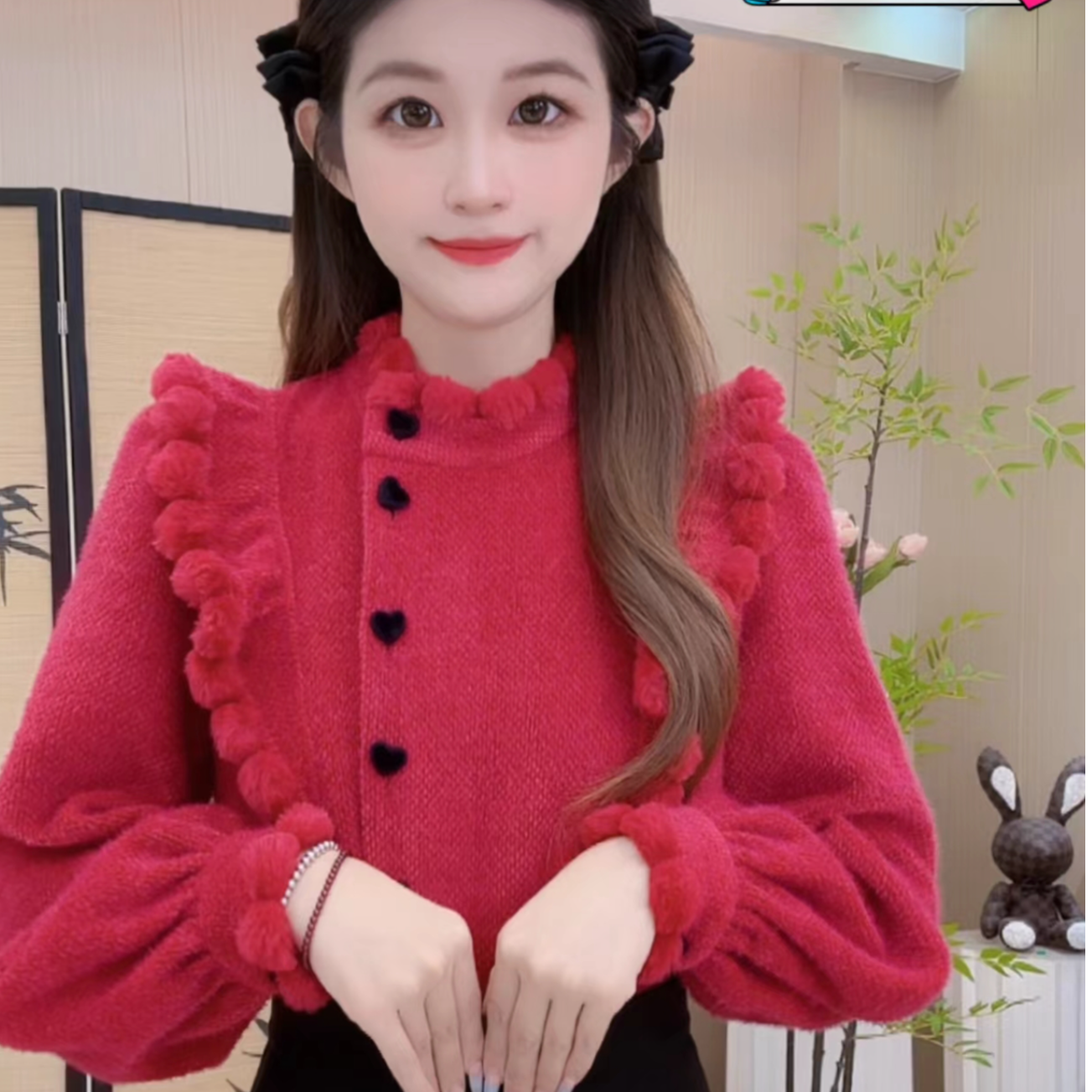 港风斜襟设计感红色战袍衬衫女款秋冬修身显瘦长袖衬衣高级感上衣