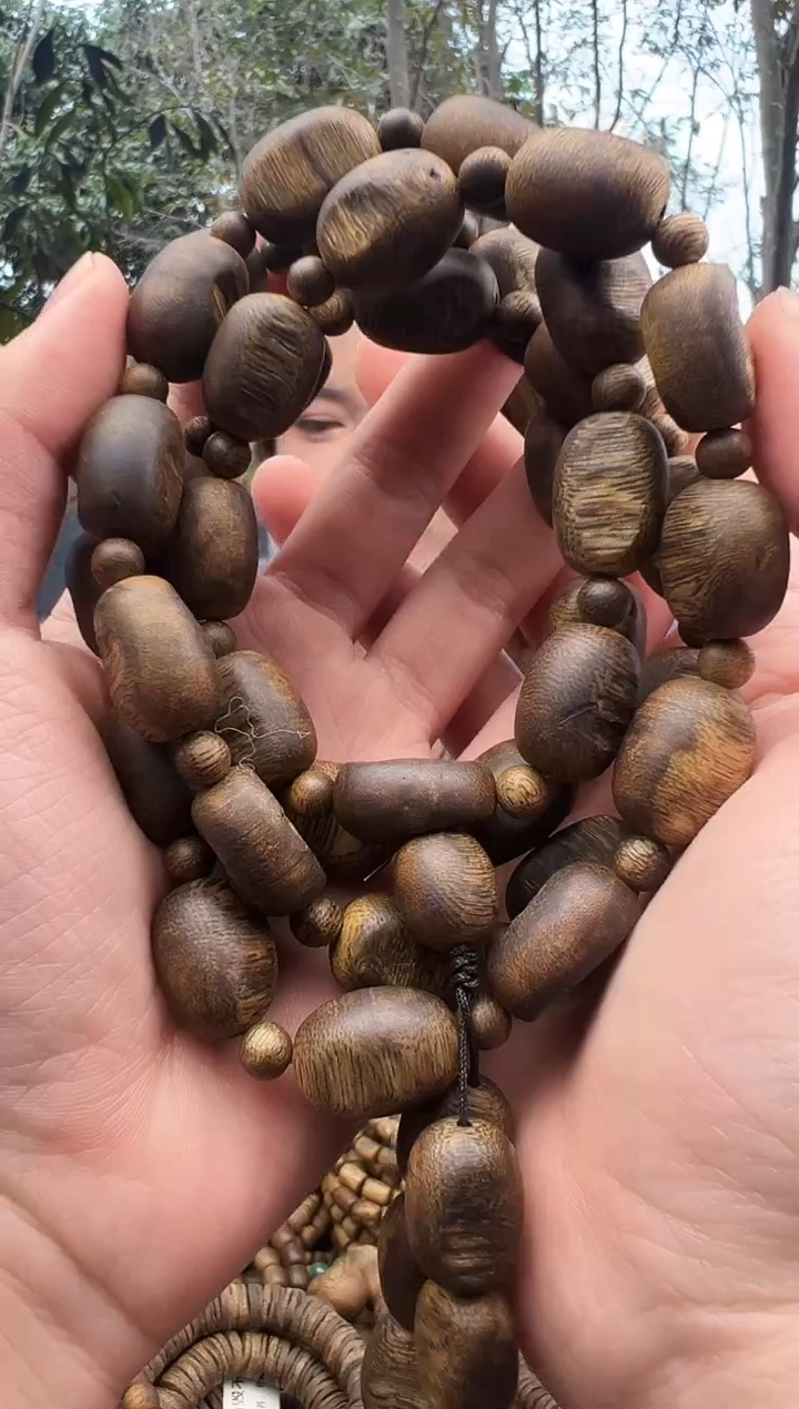 【闪购商品】沉香手串奇楠多圈瘤疤珠保64克发一条 收藏级
