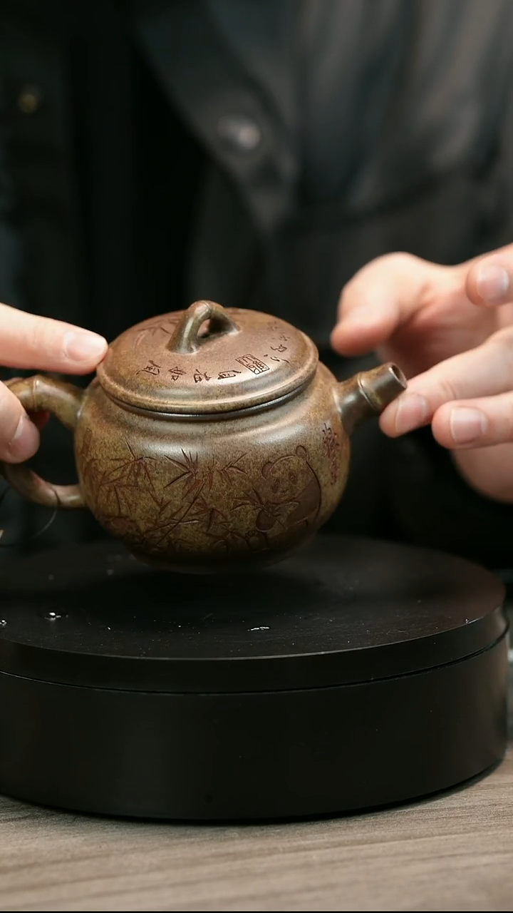 茶壶紫砂?***雲H2297李琴段泥竹鼓