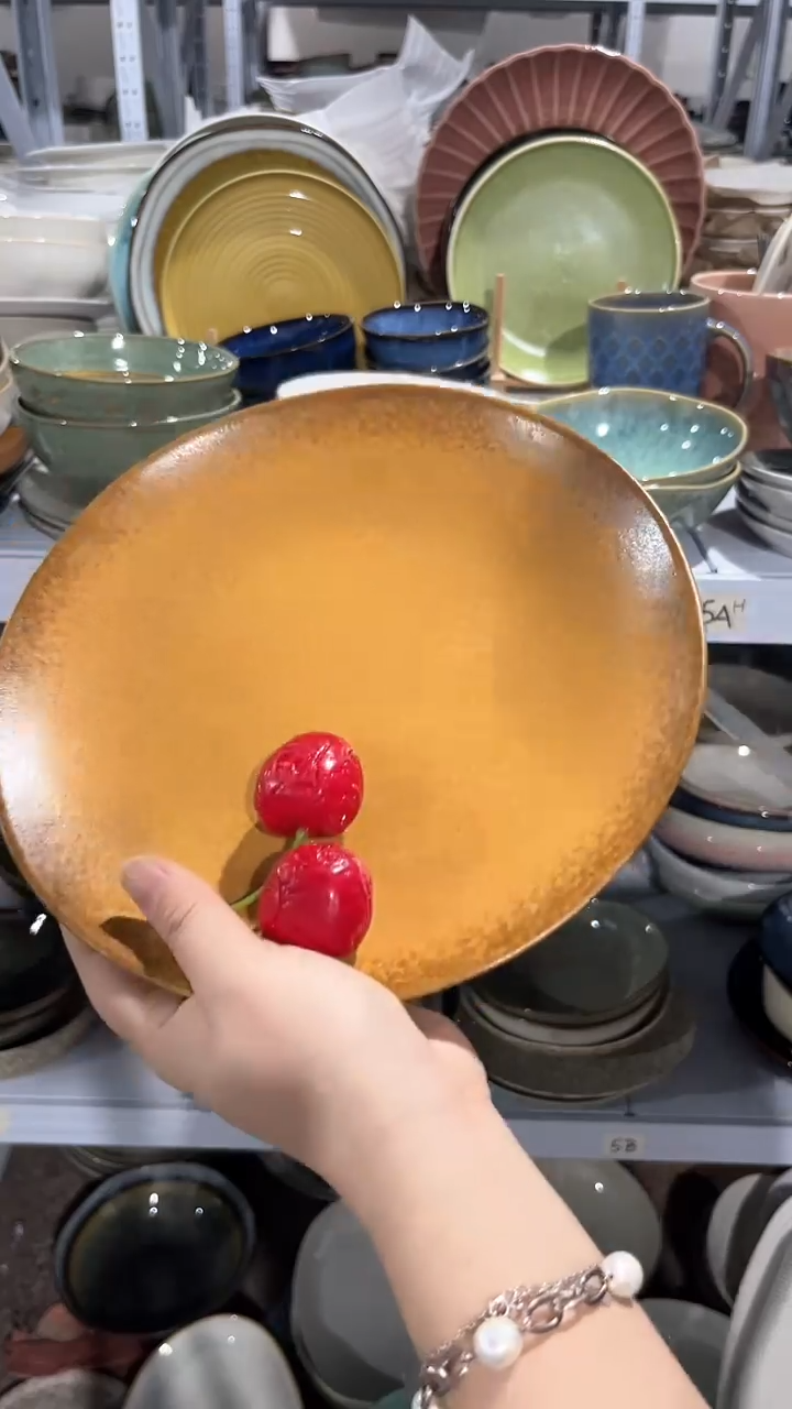 【闪购商品】瓷片外贸尾货瑕疵满20包邮X E2D小盘