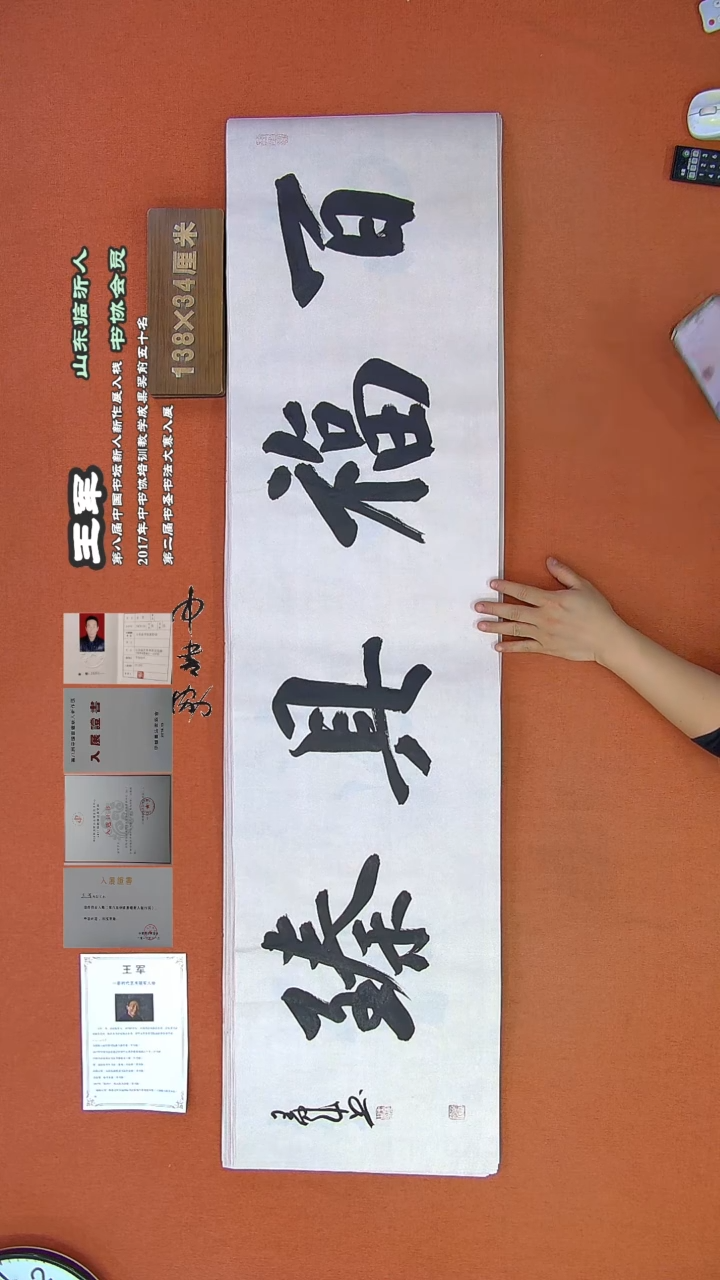 【闪购商品】书法418王军书法作品