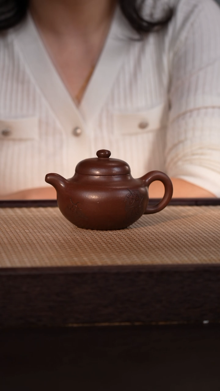 茶壶紫砂紫泥 200cc