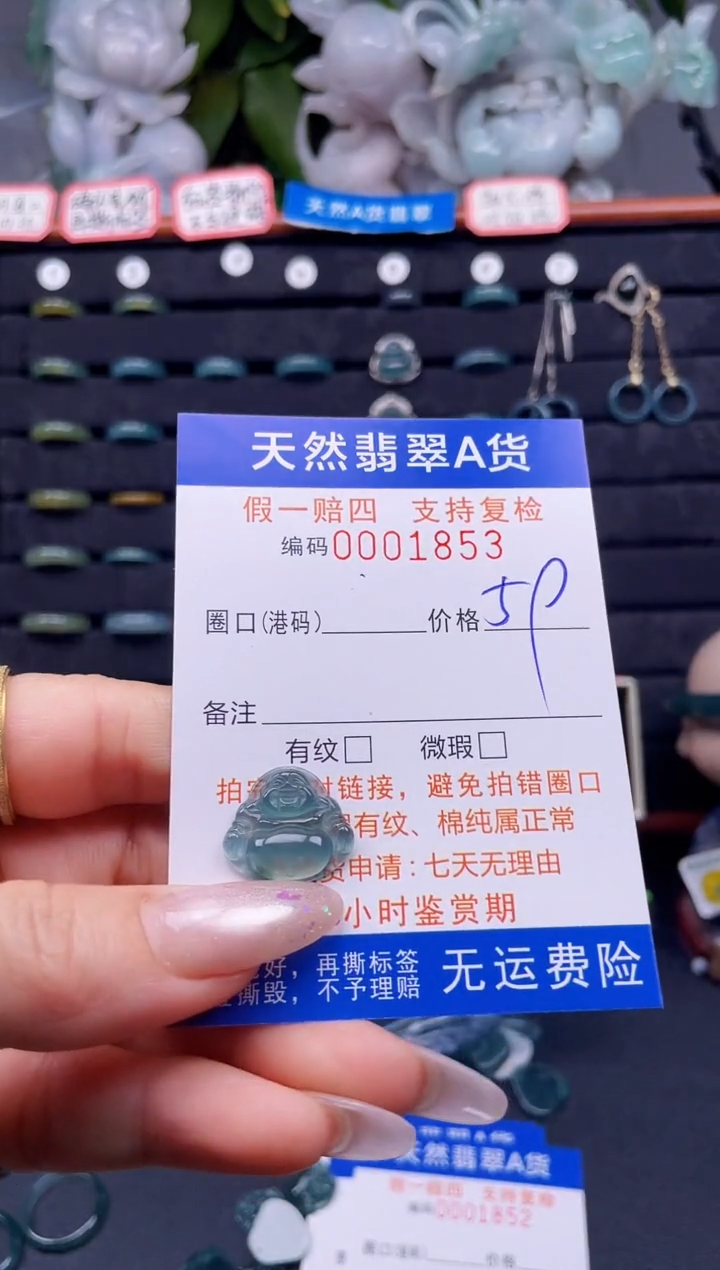 翡翠戒指未镶嵌1853
