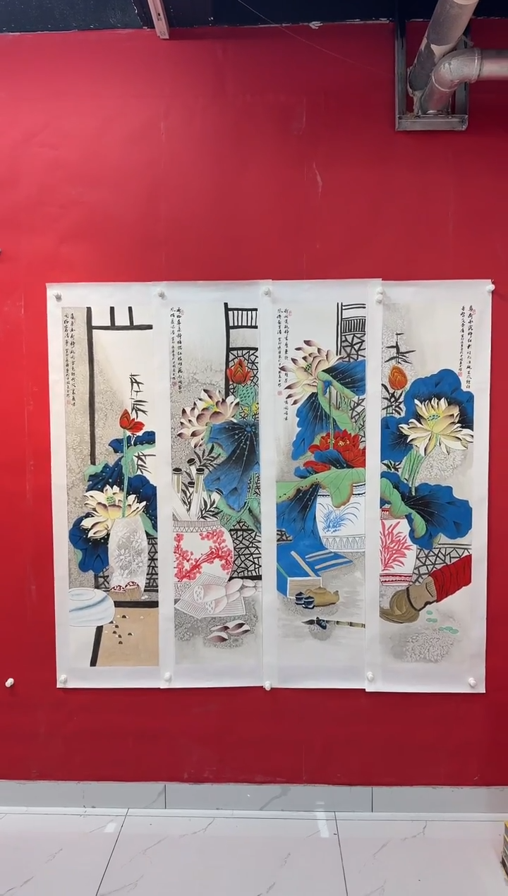 国画画家陆远华纯手绘原作