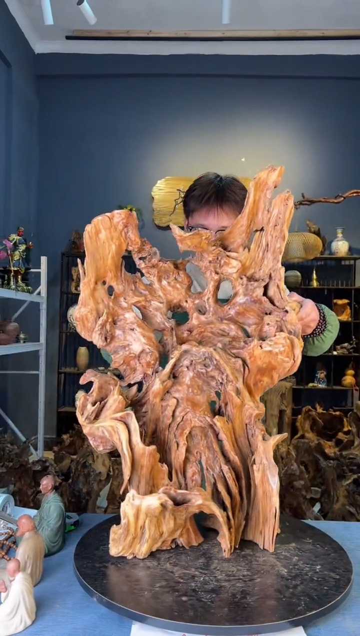 【闪购商品】木卢师傅根艺作品(不包含人物摆件）