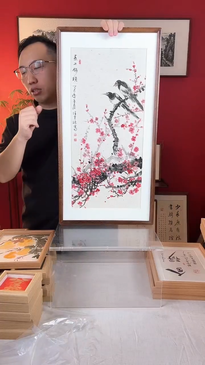 【闪购商品】国画喜上枝头国画