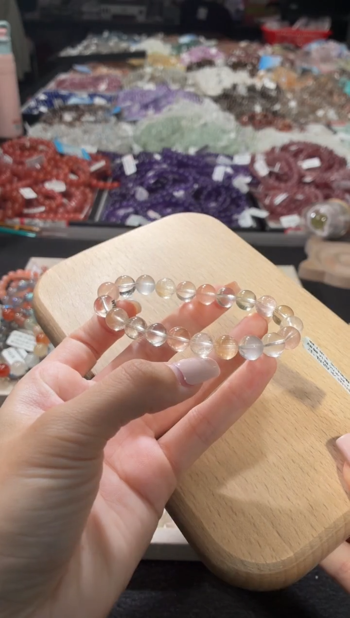 未镶嵌手链水晶405号 多样性发一B  9+