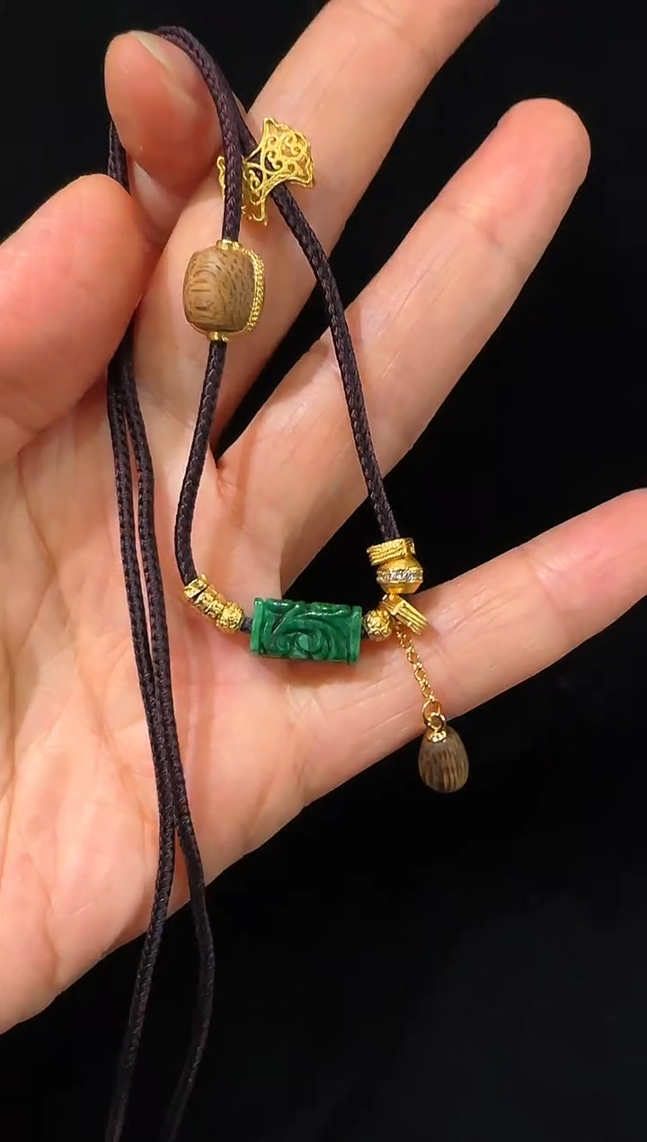 颈饰未镶嵌翡翠国风