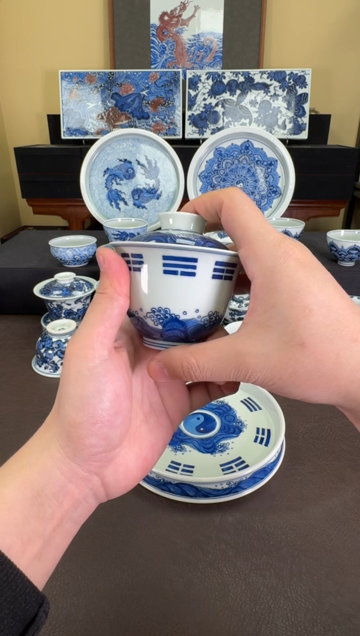 【闪购商品】羿器窑八卦纹壶承