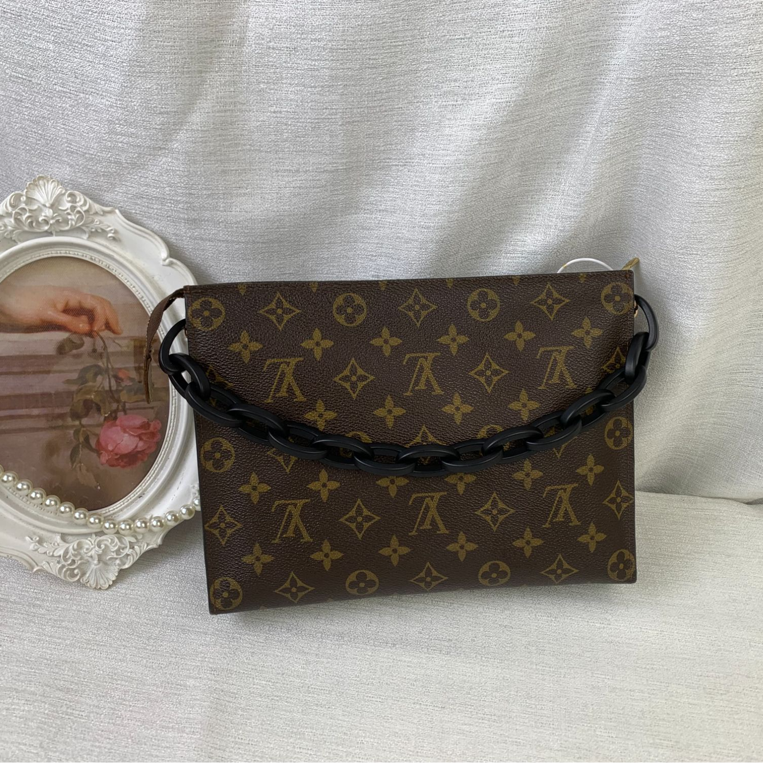 95新 LouisVuitton/路易威登 老花洗漱包26/WJ11117050/7050