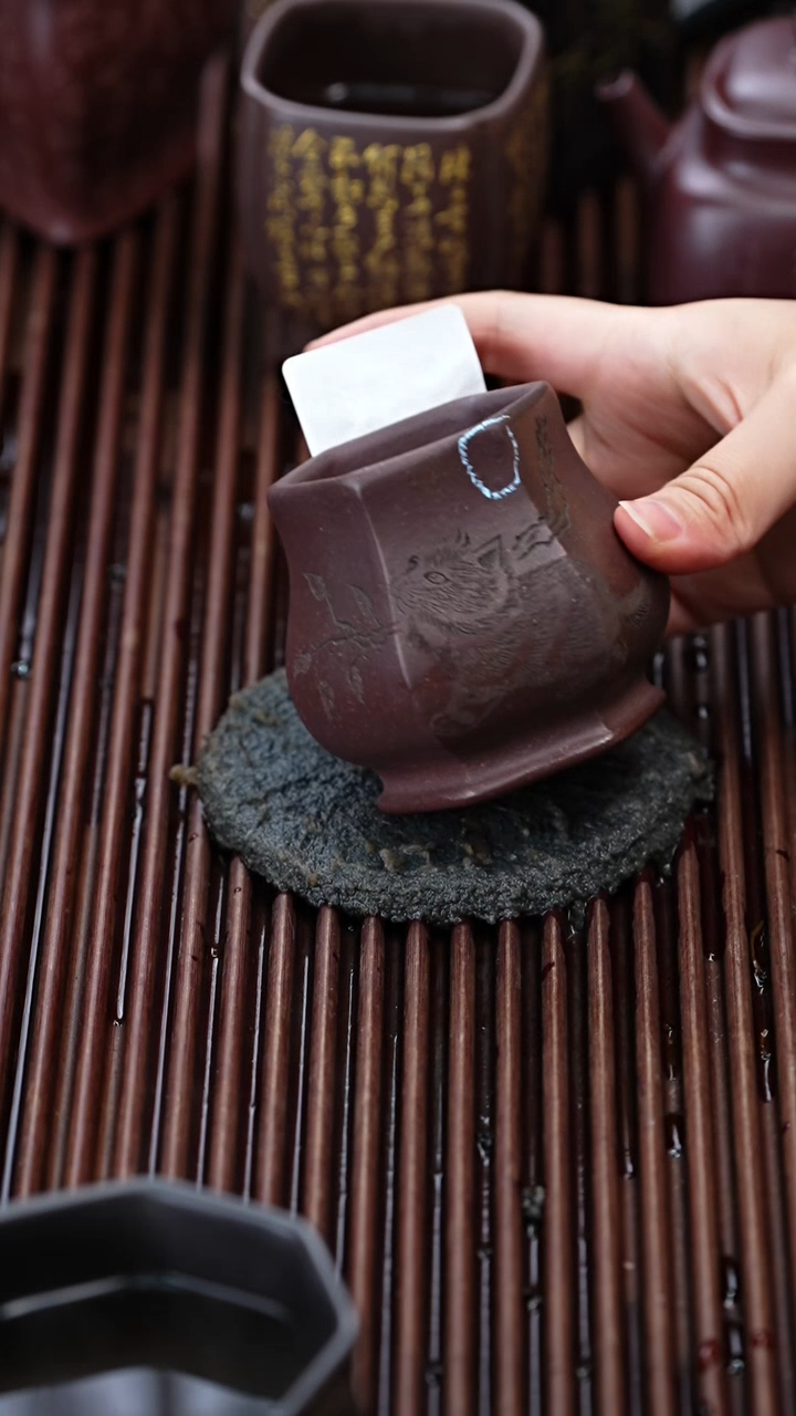 茶杯紫砂微瑕紫砂收口清趣