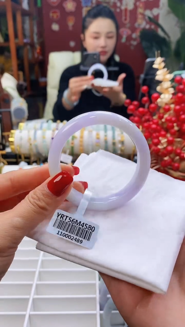 【闪购商品】翡翠手镯未镶嵌162冰胶5354/11.6*7.9