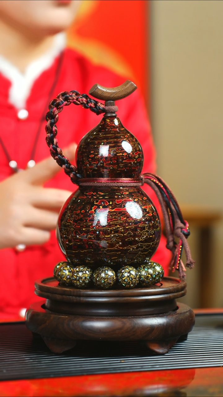 【闪购商品】JE019过年首选非遗大漆酒葫芦