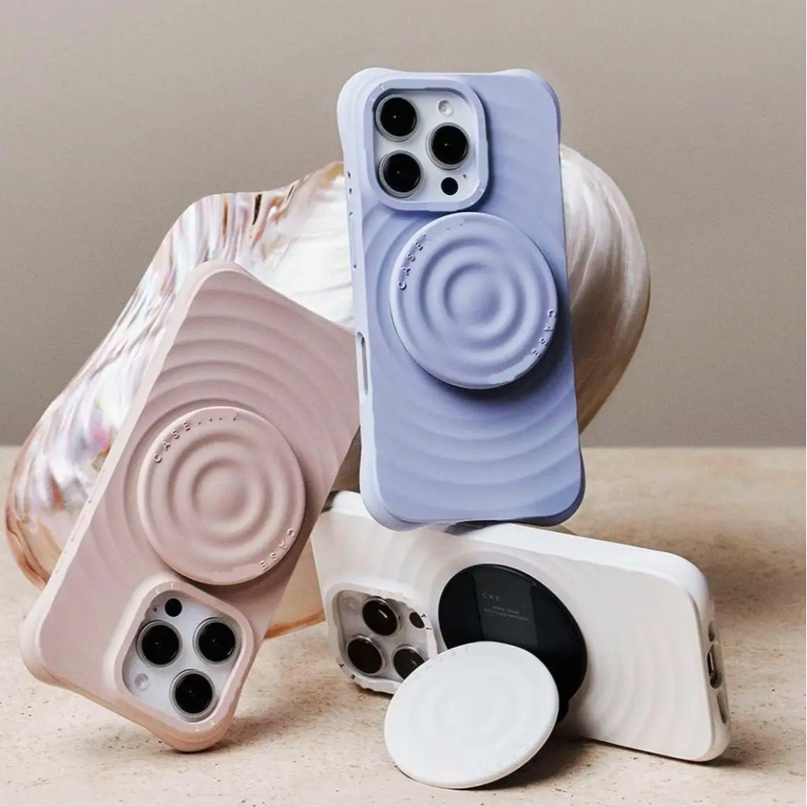 【超高版波漾手机支架】磁吸MagSafe啪嗒一拍即合折叠通用款指环扣