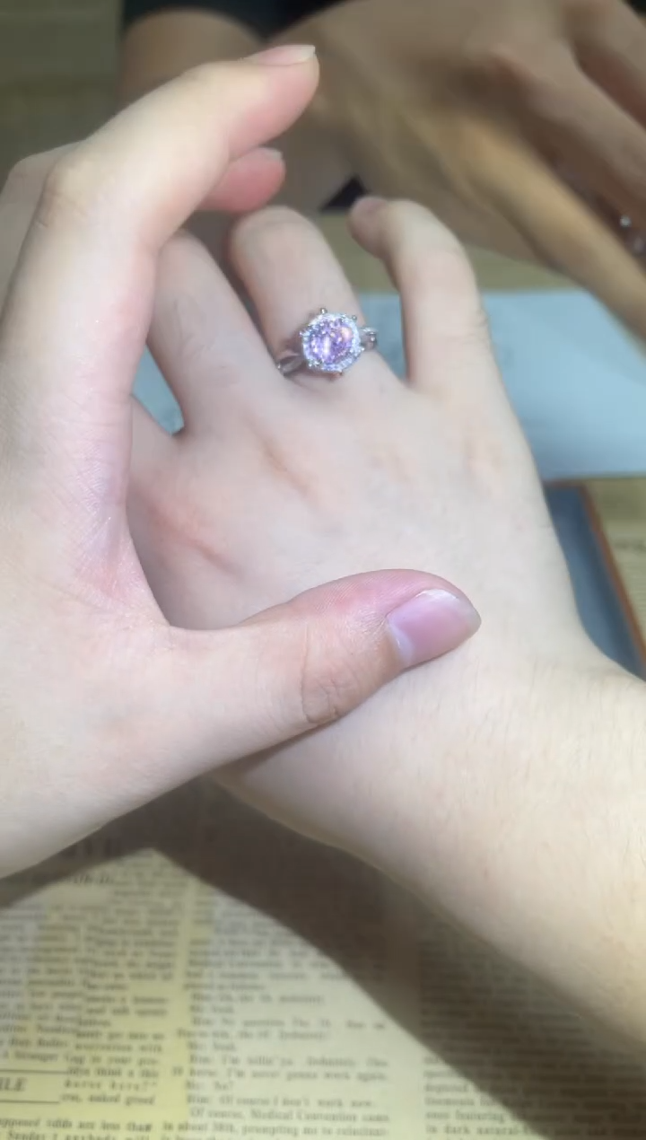 戒指/指环铂Pt950镶嵌钻石Q04