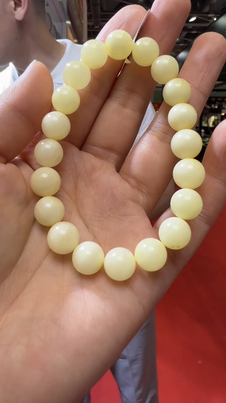 未镶嵌琥珀手链杭州珠宝展假一罚十
