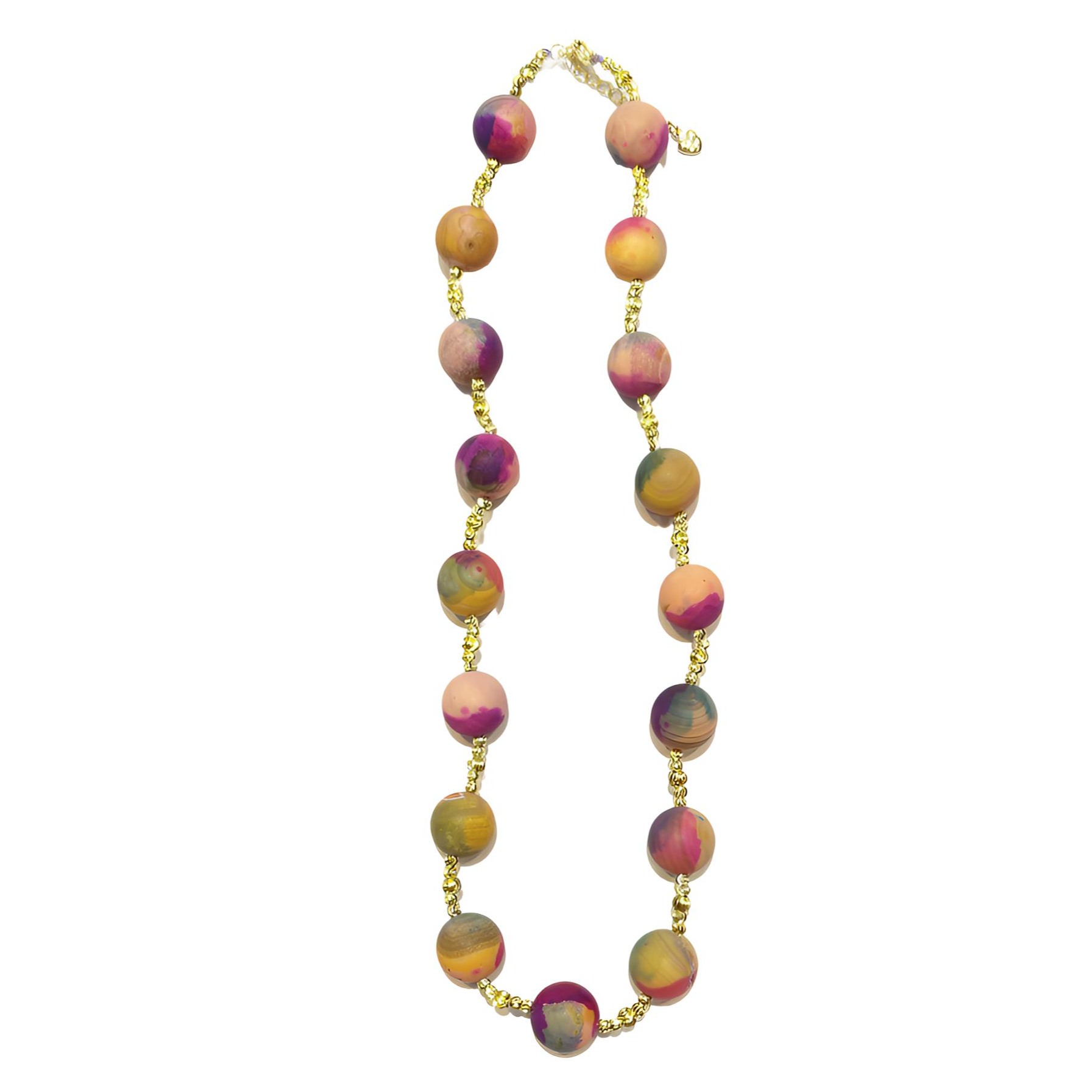 药霜五矿共生玫瑰粉蓝妈妈链设计款XD233