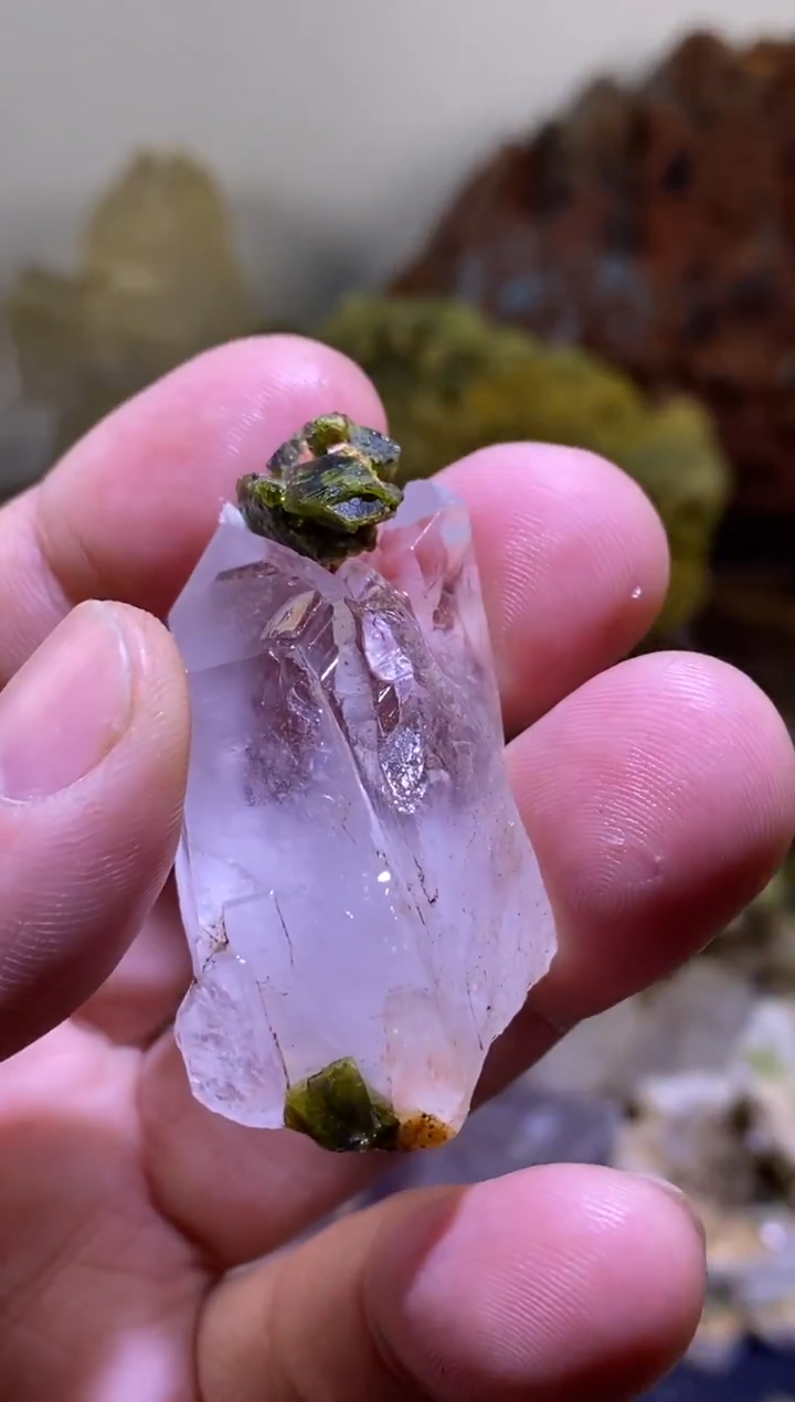 未镶嵌珠宝半成品水晶4号2颗