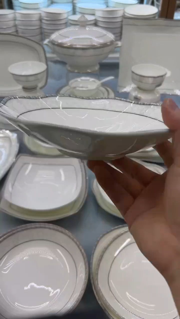 骨瓷玲珑8菊花2个 