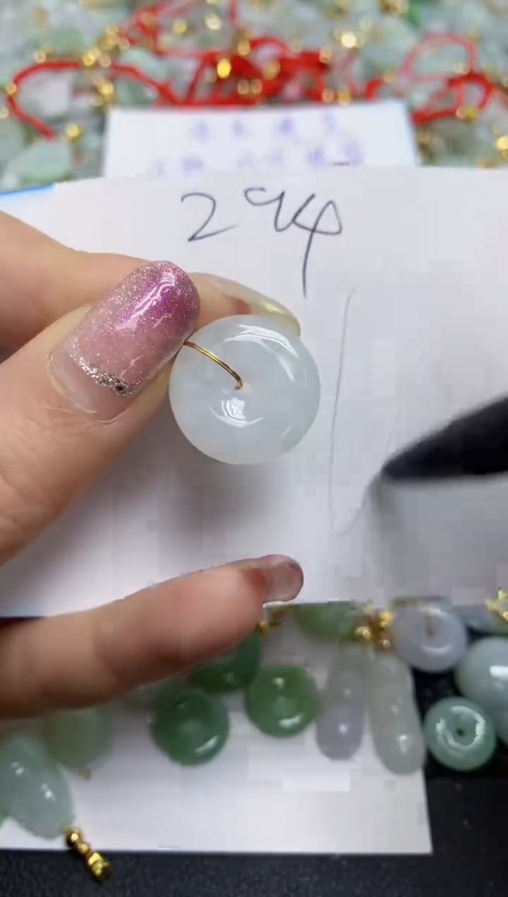 【闪购商品】翡翠颈饰合金天然翡翠A货