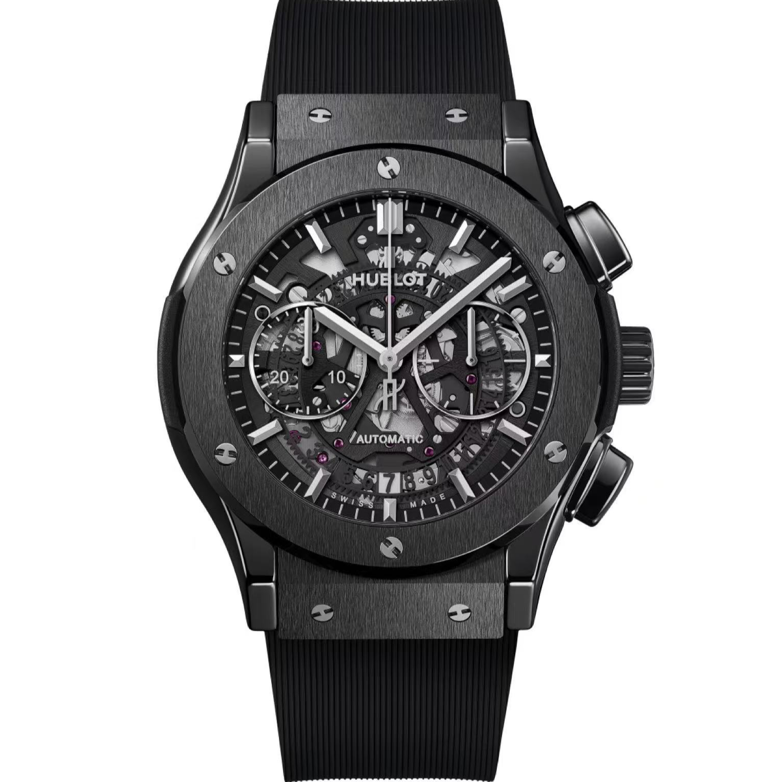 95新 Hublot/宇舶表 哈奢馆/潮人/宇舶525/45mm/21年全套电子卡