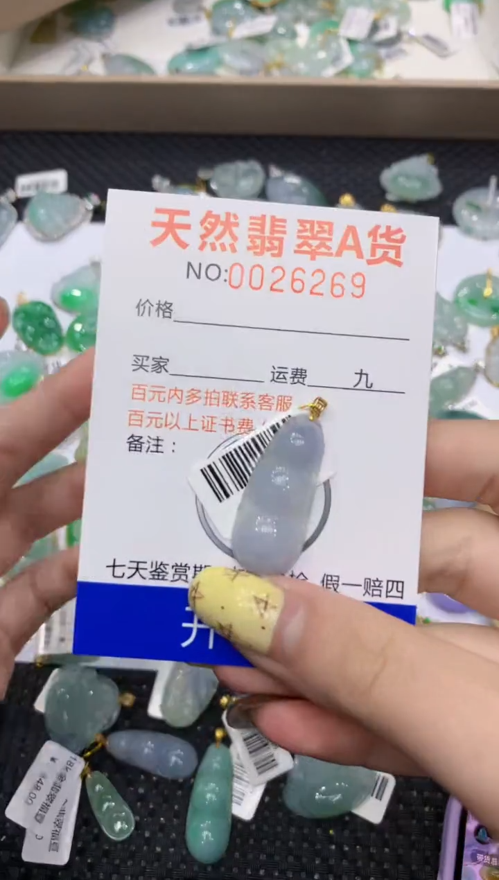 【闪购商品】翡翠颈饰18K金镶嵌1111111111