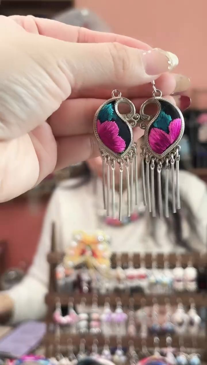 织绣艺枝独绣手工饰品29