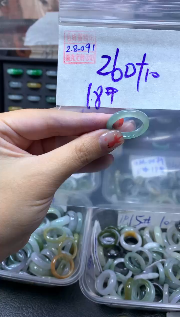 【闪购商品】定制翡翠未镶嵌翡翠270元18#毛货需精细抛光091