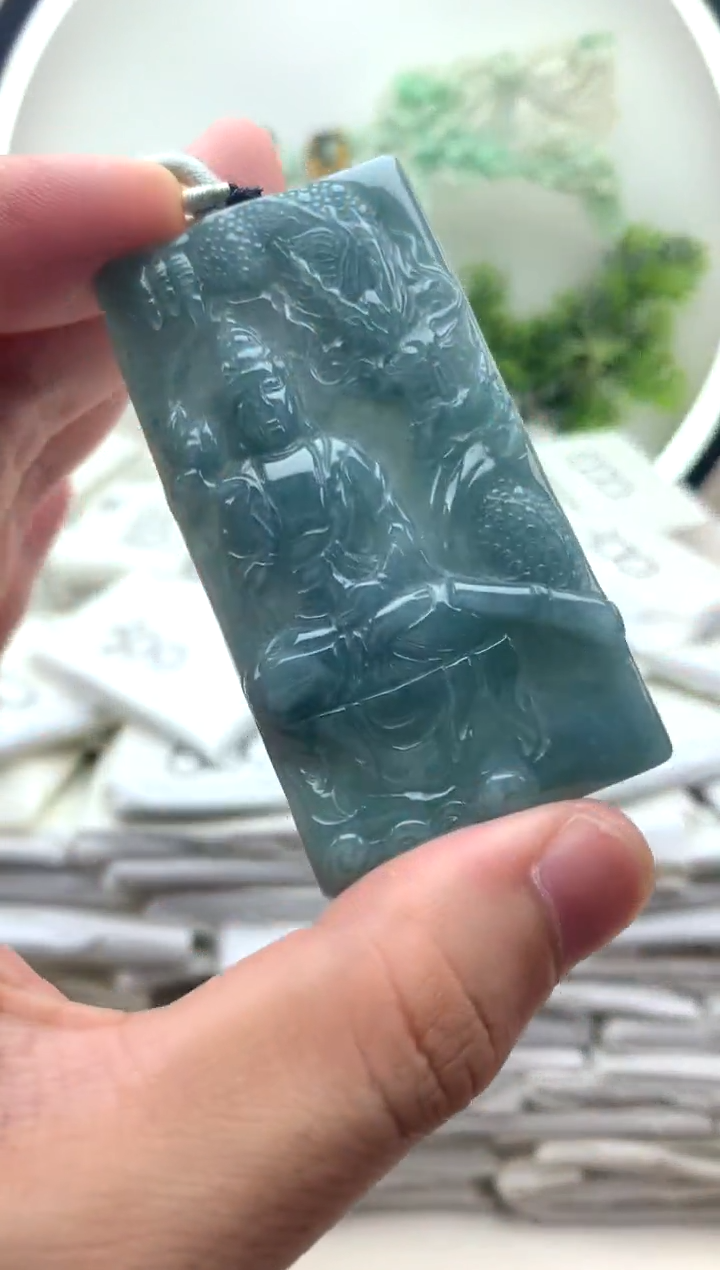 颈饰未镶嵌翡翠大势至