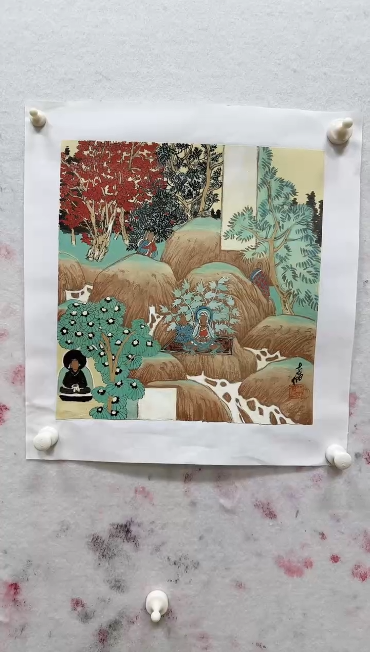 【闪购商品】国画邓惠伯-绘画作品