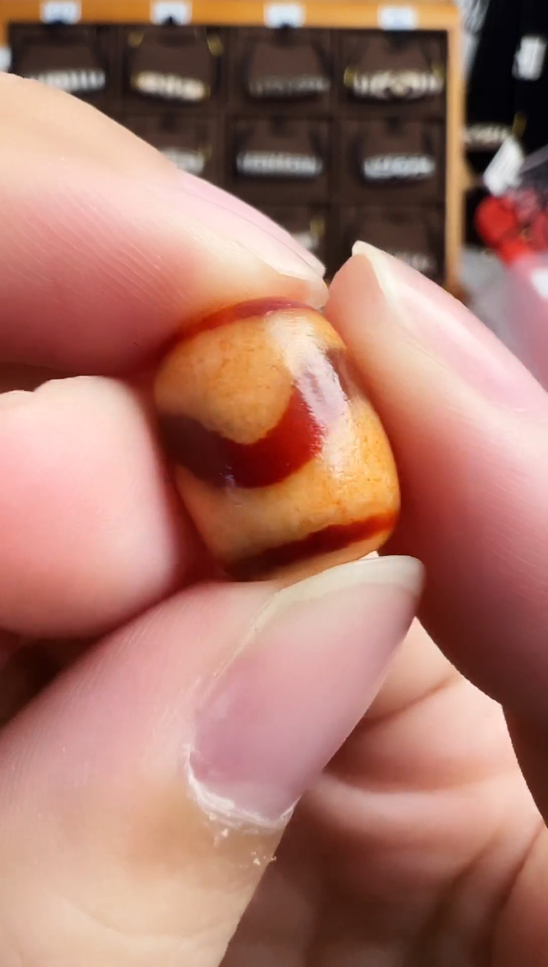 玛瑙/玉髓（覆膜）颈饰未镶嵌4.（微瑕随机发货）