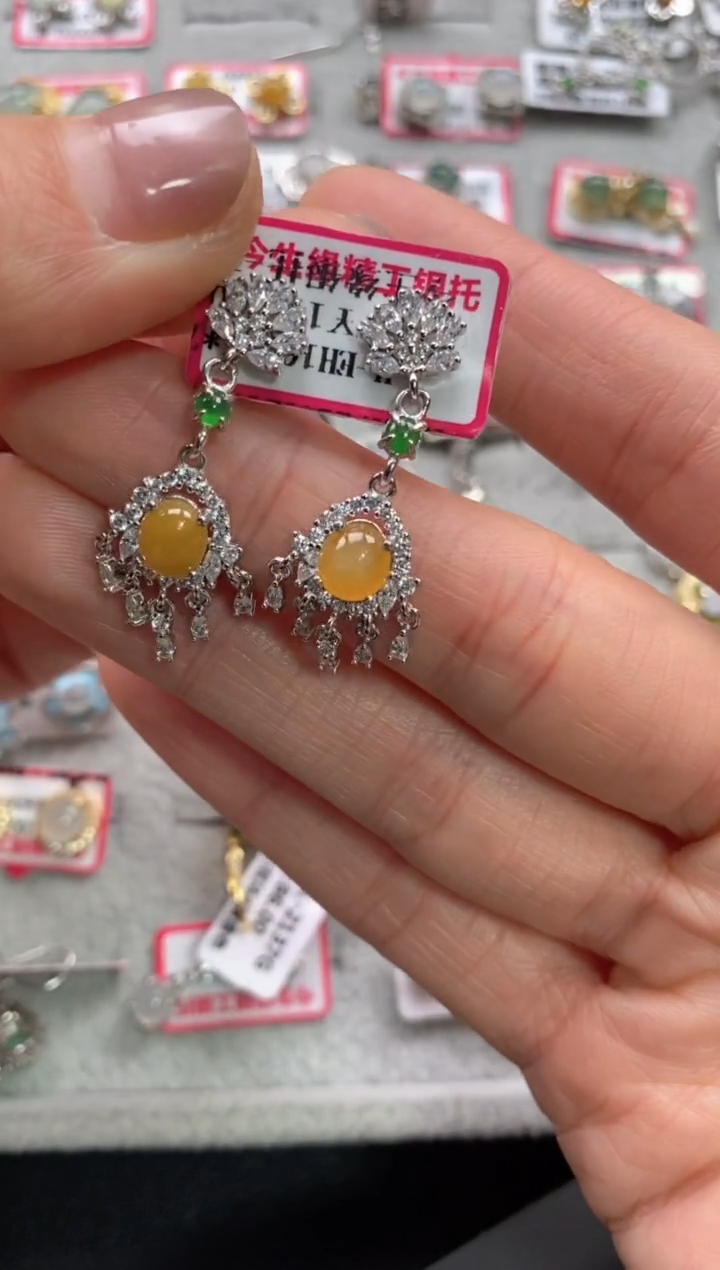 【闪购商品】翡翠戒指银S925镶嵌11111--1