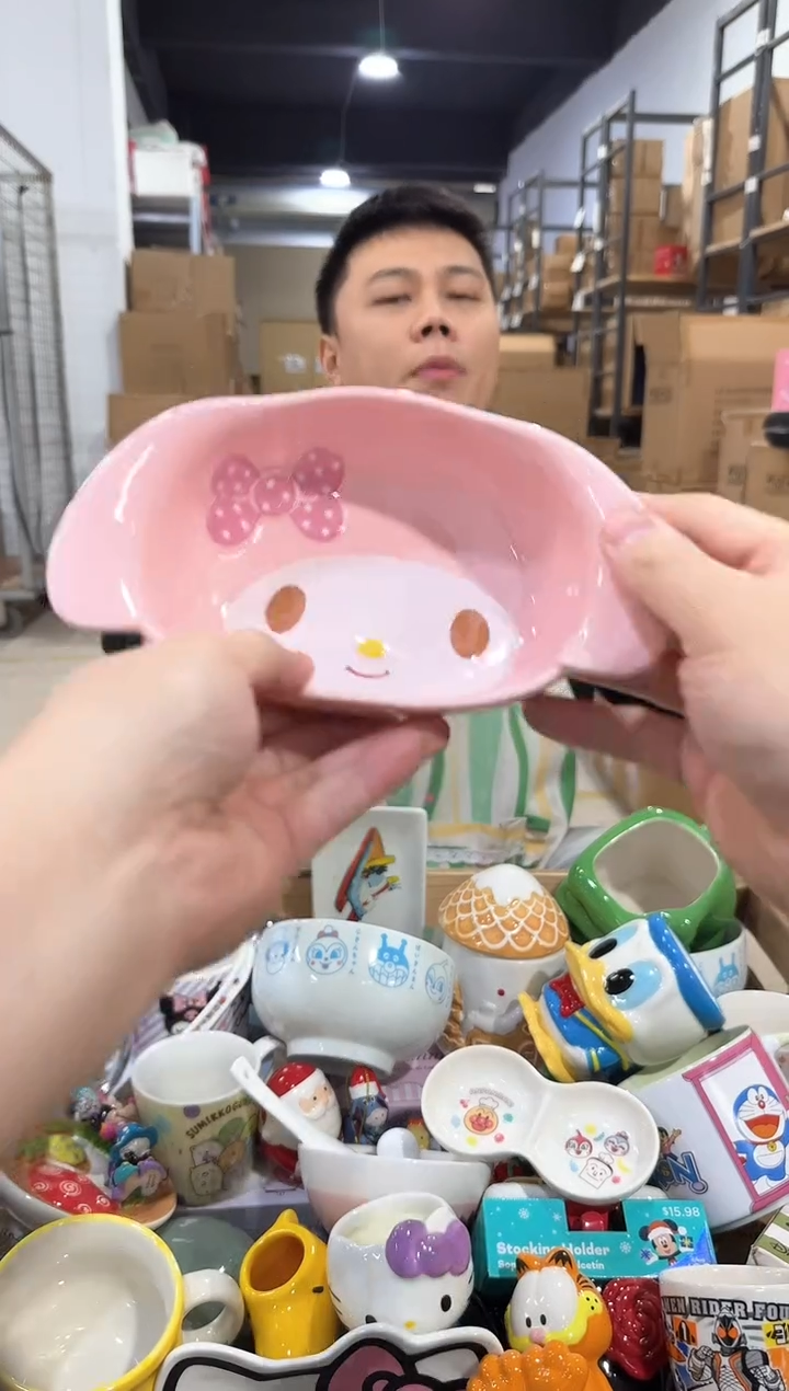 瓷片小号原盒美乐蒂深碗