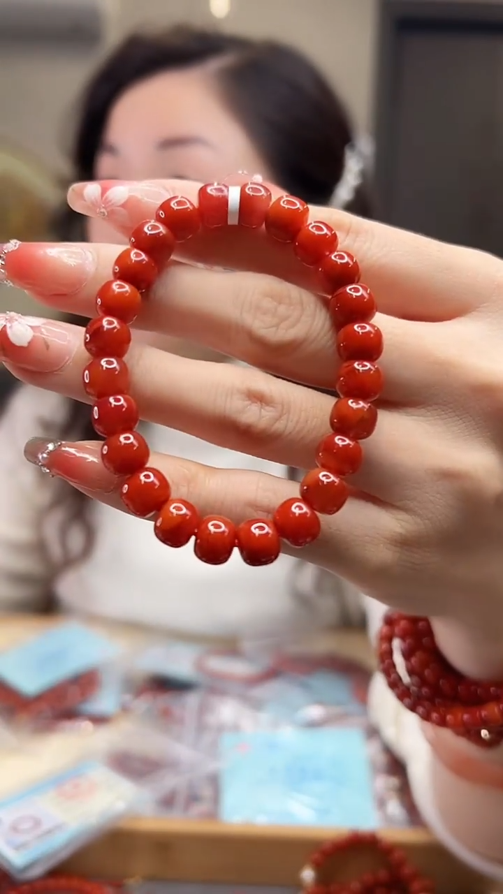 【闪购商品】南红玛瑙手串未镶嵌8mm/老型珠
