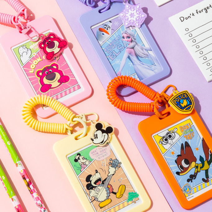 【开学季】滑盖卡套学生校卡饭卡照片证件套公交卡电梯感应卡保护套