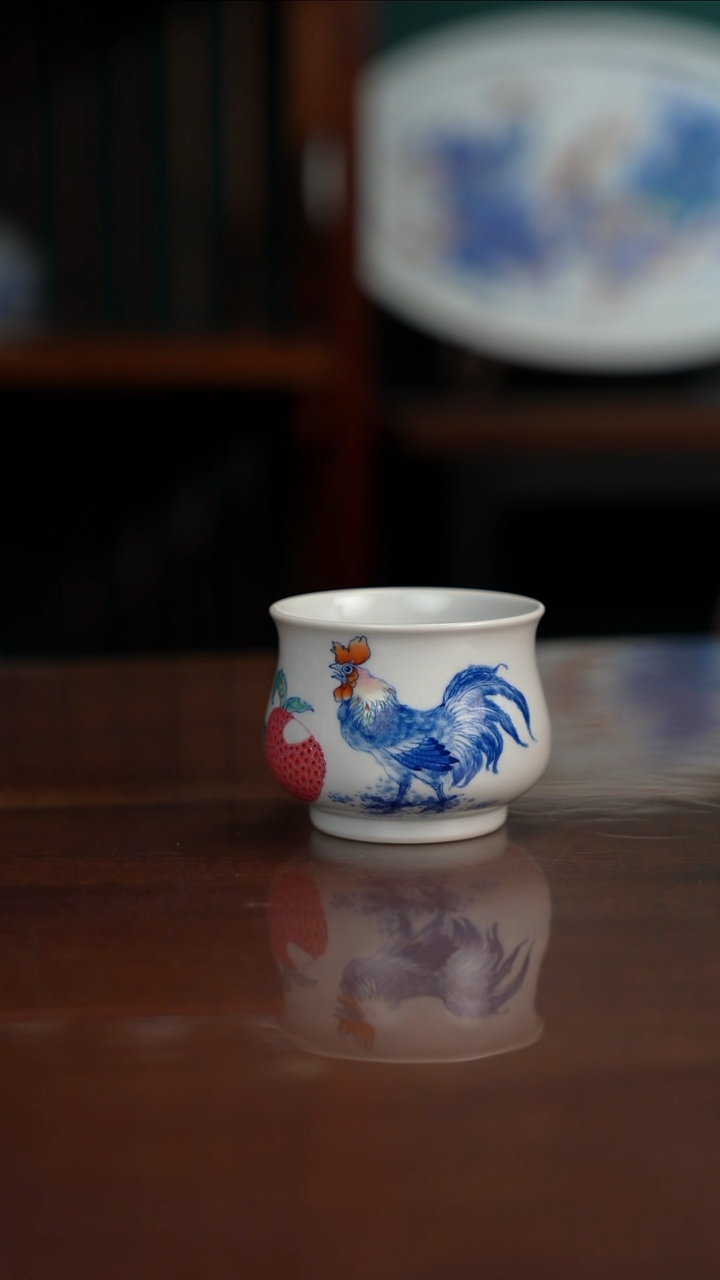 空山明月新斗彩大吉大利