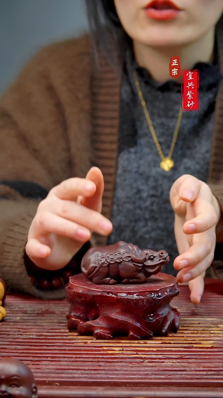 紫砂宜兴紫砂茶宠摆件