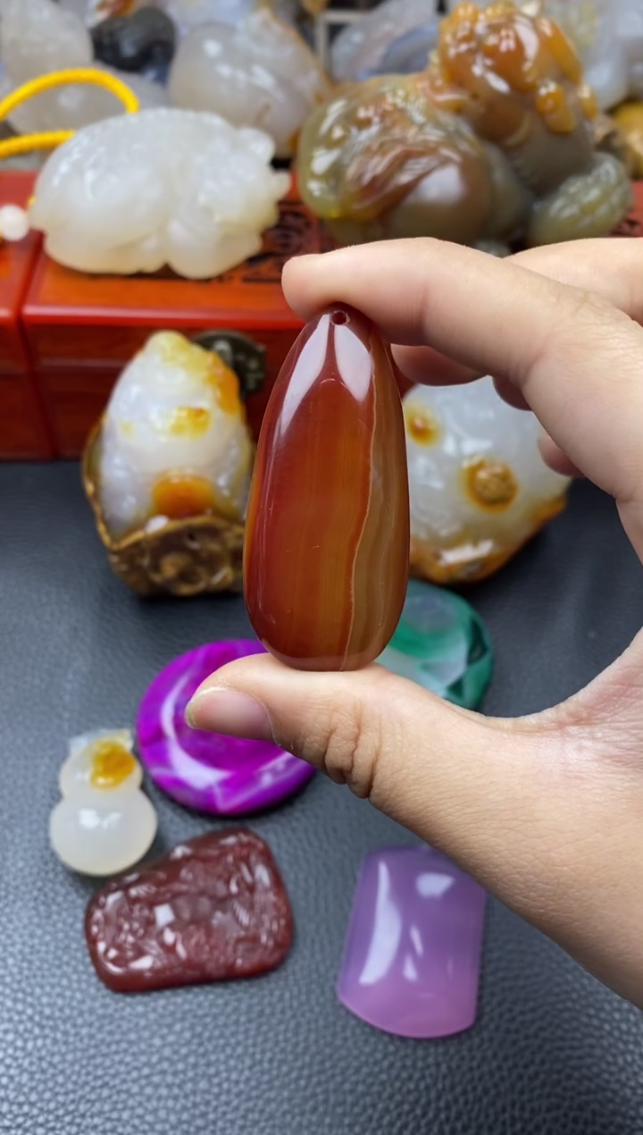 【闪购商品】玛瑙/玉髓挂件未镶嵌00