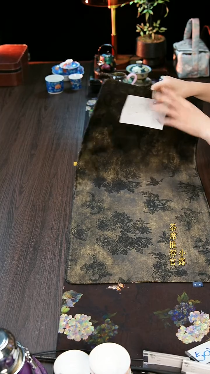 西正枝长方形茶席