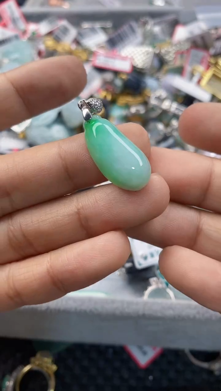 银S925镶嵌戒指翡翠11-11-11       1
