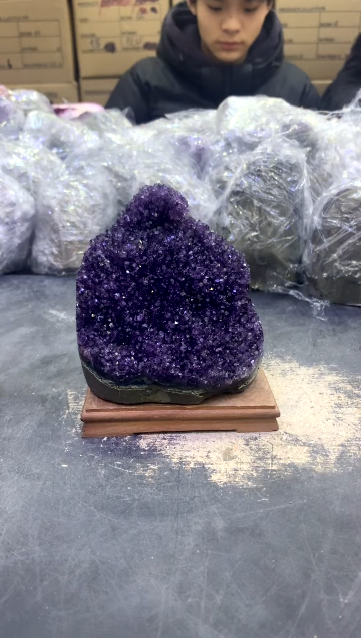 【闪购商品】水晶摆件未镶嵌天然紫水晶摆件305