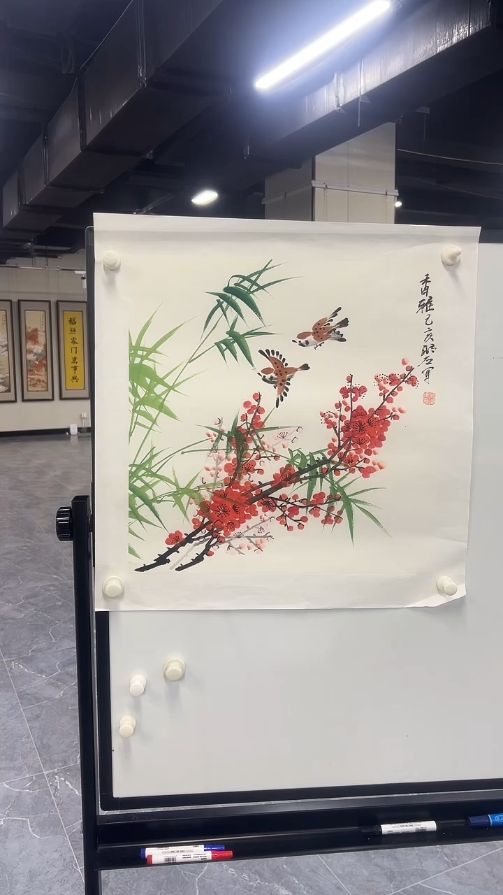 国画写意花鸟画手绘