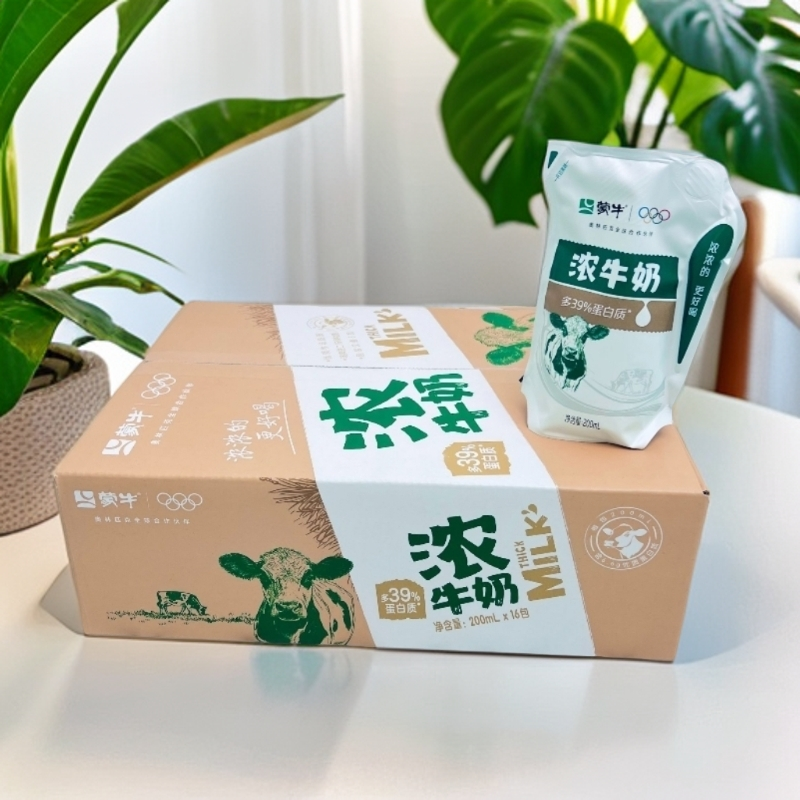 （12月13号日期）蒙牛精选牧场浓牛奶200ml×16包