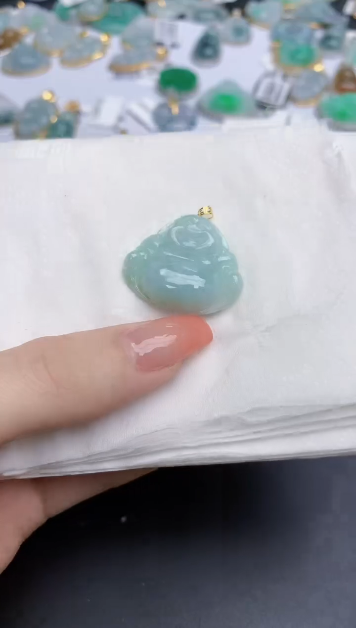 【闪购商品】翡翠颈饰未镶嵌天然缅甸翡翠A货