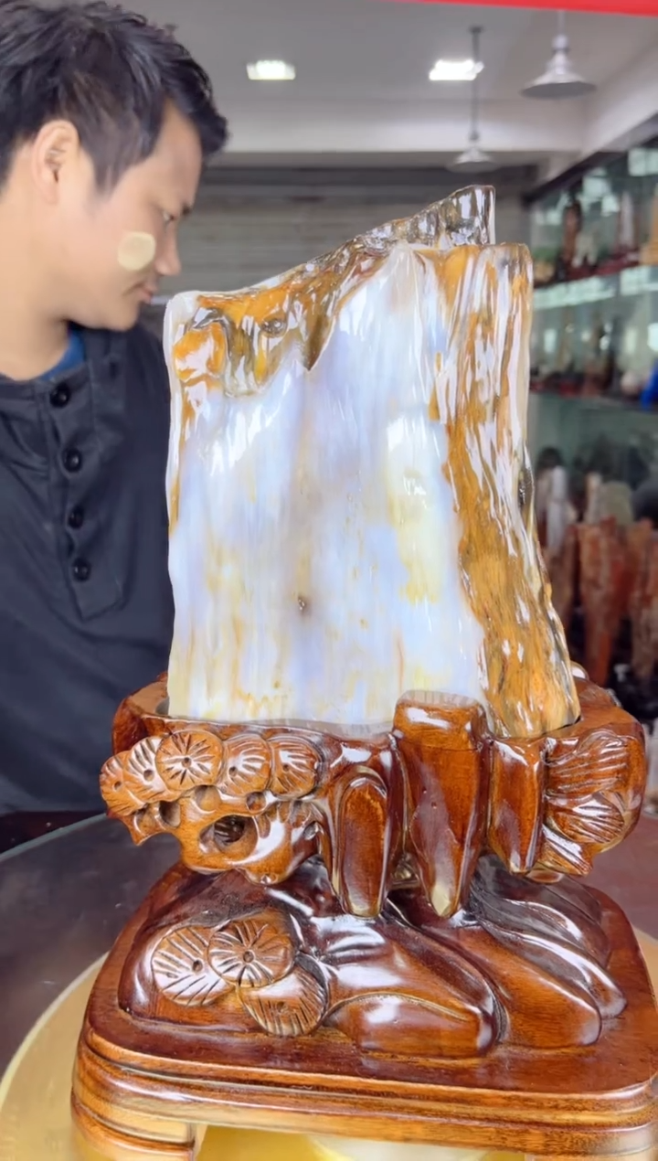 【闪购商品】硅化玉珠宝奇石未镶嵌缅甸天然树化玉