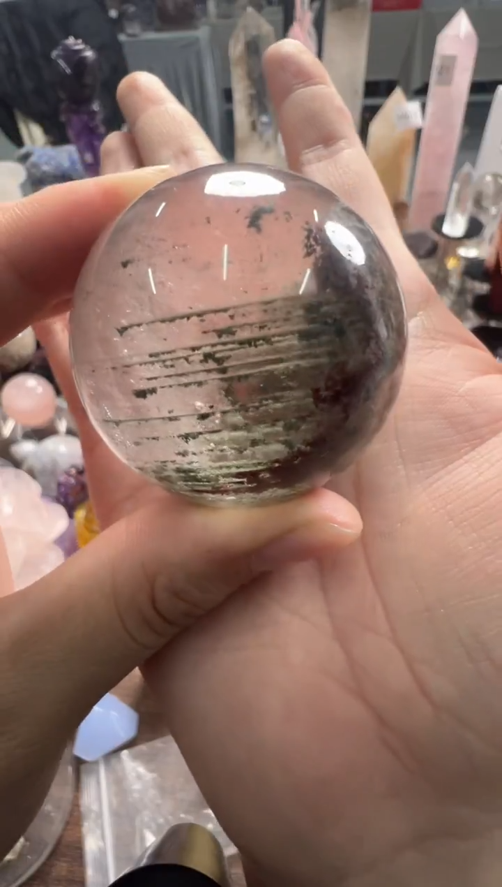 未镶嵌珠宝半成品水晶M863 约4.5cm